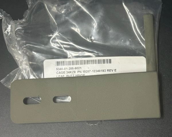 M998 LH SOFT DOOR LEAF HINGE 12340193-1, 5340-01-205-9021 NOS