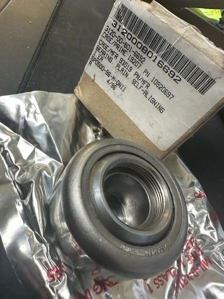 BEARING , SELF ALIGNING, 10920697, 3782, 3120-00-801-6692 NOS