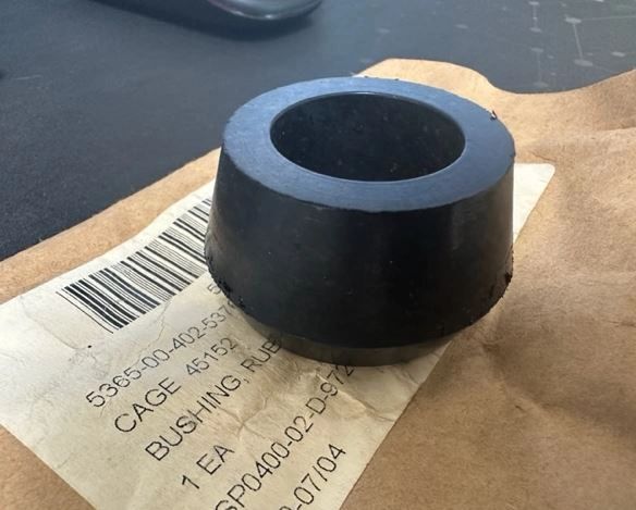 SHOCK ABSORBER BUSHING 12406FX, 5365-00-402-5376 NOS