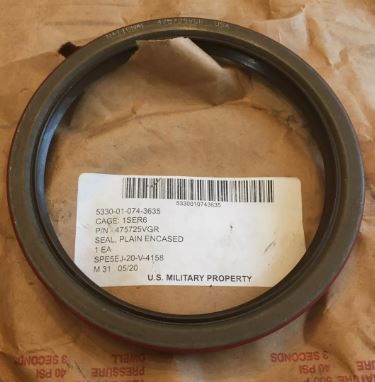 TRANSMISSION SEAL 11669466-1, 410163, 62.90.093, 5330-01-075-7852 NOS