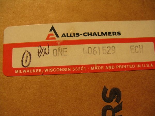 ALLIS-CHALMERS SLEEVE KIT 4061529 NOS