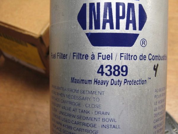 NAPA FUEL FILTER 4389 NOS