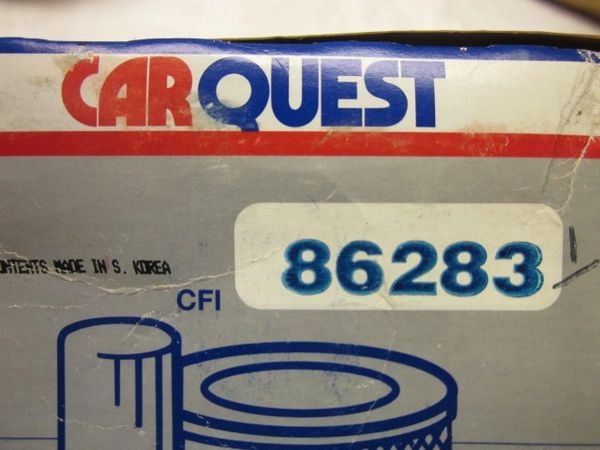 CARQUEST FILTER 86283 NOS