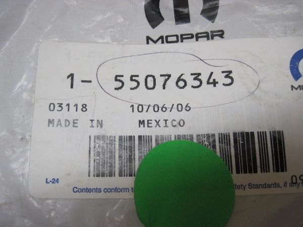 MOPAR HOOD LATCH RELEASE 55076343 NOS