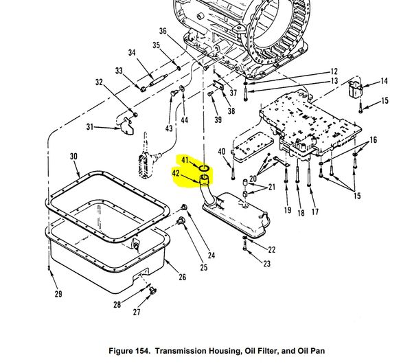 TRANSMISSION PARTS KIT 6839945, FK31800, 461547C91, 2520-01-051-6687 NOS