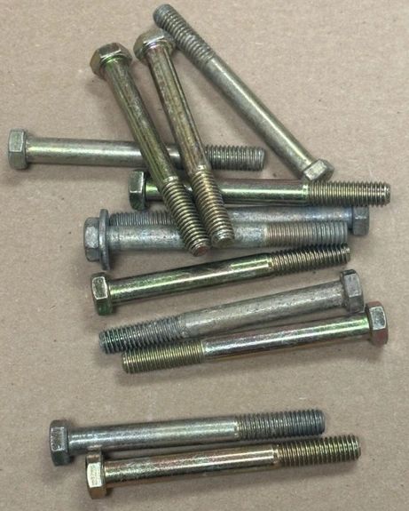 10 HEX HEAD SCREWS 186283, 13014410-8, 100141, 91236A638, 5305-00-781-3927 NOS