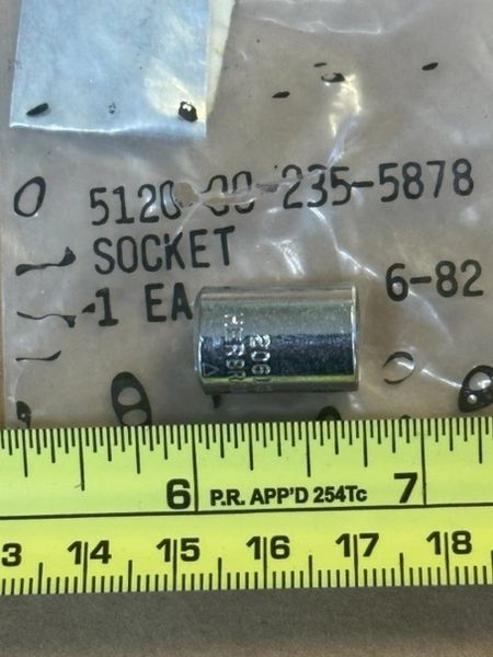 5/16" SOCKET VARIOUS BRAND 1/4" DRIVE, 12 PT 5120-00-235-5878 NEW