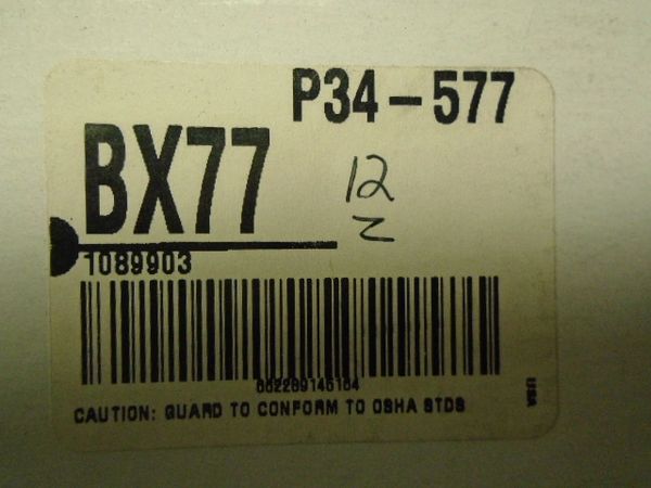 CLASSICAL COGGED V-BELT BX77 NOS