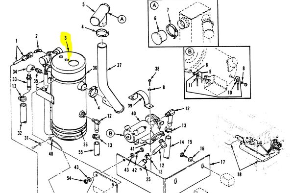 5-TON HEATER ASSY 11601698, 2990-00-997-1532 NOS