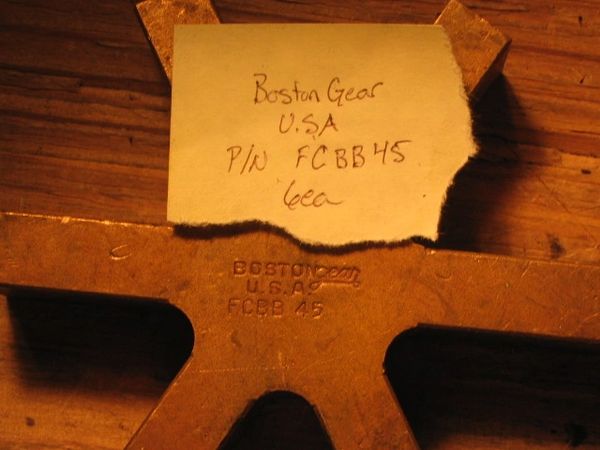 BOSTON GEAR BRONZE INSERT FCBB-45 NOS