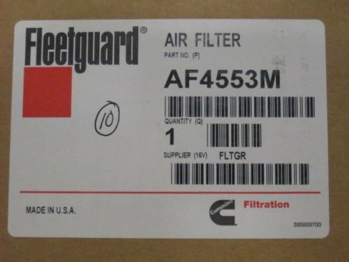 CUMMINS FLEETGUARD AF4553M AIR FILTER ONAN NOS