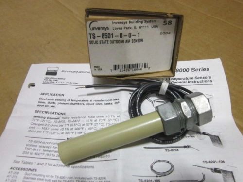 SOLID STATE OUTDOOR AIR SENSOR TS-8501-0-0-1 NOS