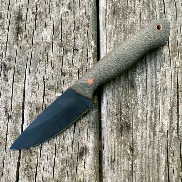 Vildmark (OD Green Canvas Micarta over Natural Canvas Micarta
