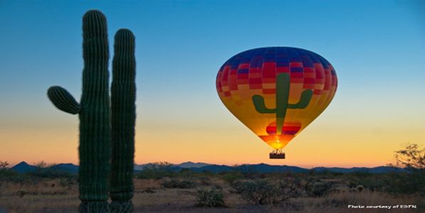 Hot Air Expeditions #1 hot air balloon ride phoenix tucson arizona champagne toast catered breakfast