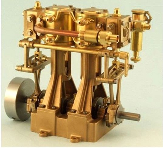 5001RCM Mildura Twin Cylinder Vertical Steam Engine Marine F/W ...