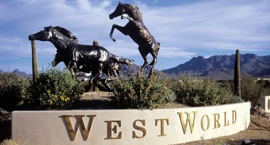 entrance sign to westworld scottsdale