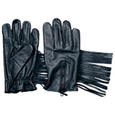 AL3019-Leather Lined Fringe Glove