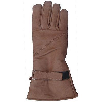 AL3053-Brown Leather Riding Glove