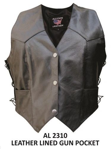 Gun Pocket Ladies Club Single Panel Back Vest