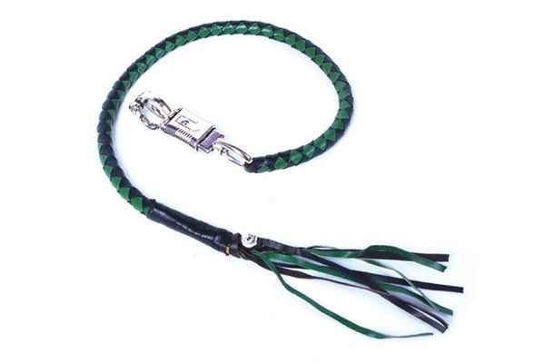 Black & Green Get Back Whip For Motorcycles