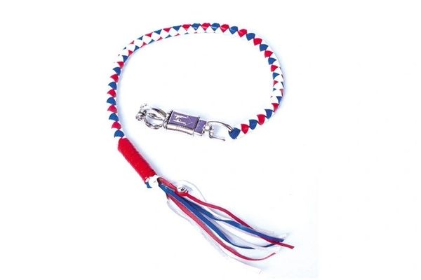 Red, White & Blue Get Back Whip For Motorcycles