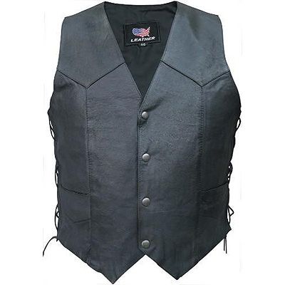AL2201-Goat Skin Leather Vest