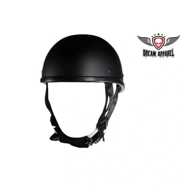 Eagle Flat Black Novelty Motorcycle Helmet