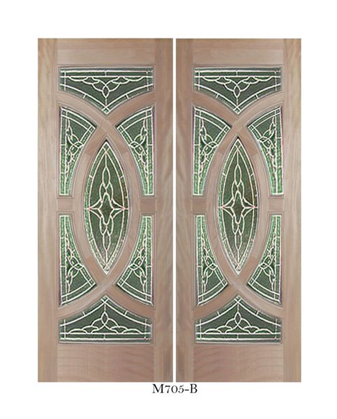 Exterior Entry Wood Slab Door No Paint M705 H80 2d The Best