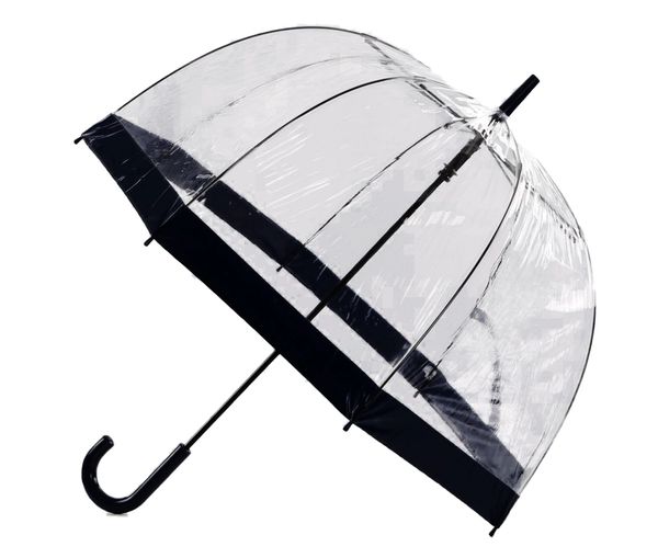 Clear Dome - PVC Bubble Umbrella 35" - Black Trim