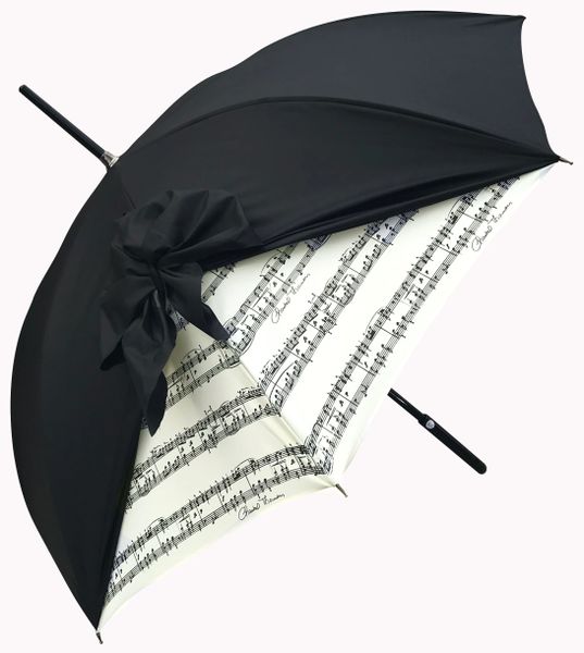 Music Notes By Chantal Thomass - SPF50 -Waterproof - Luxury Umbrella - Handmade In France