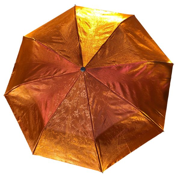 COMPACT IRIDESCENT UMBRELLA -WATERPROOF COPPER