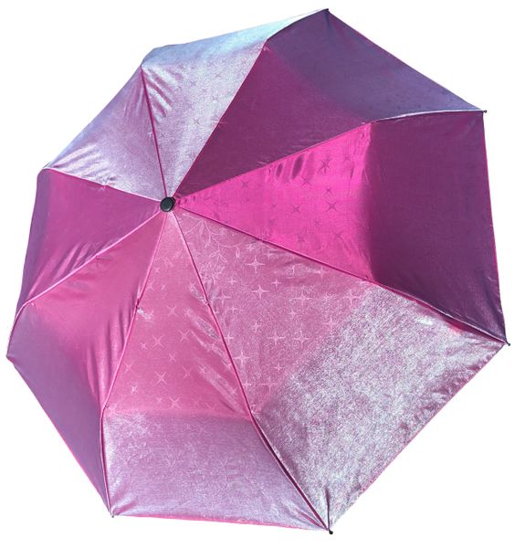 COMPACT IRIDESCENT UMBRELLA -WATERPROOF PINK