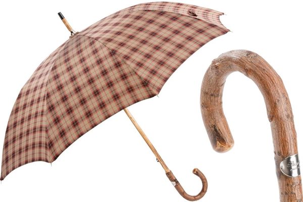 Luxury Italian Umbrella - Handmade In Italy - Bespoke Solid Stick Umbrella