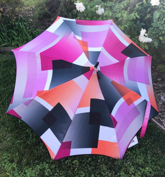 Charm Geometry By Guy de Jean - Luxury Umbrella - Handmade in France
