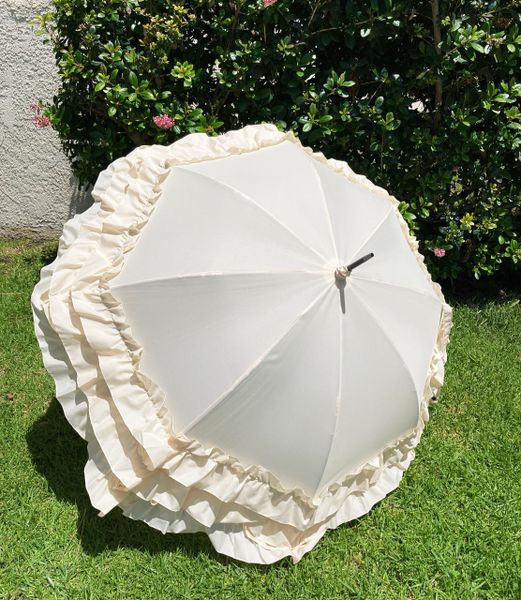 Large deals cream umbrella