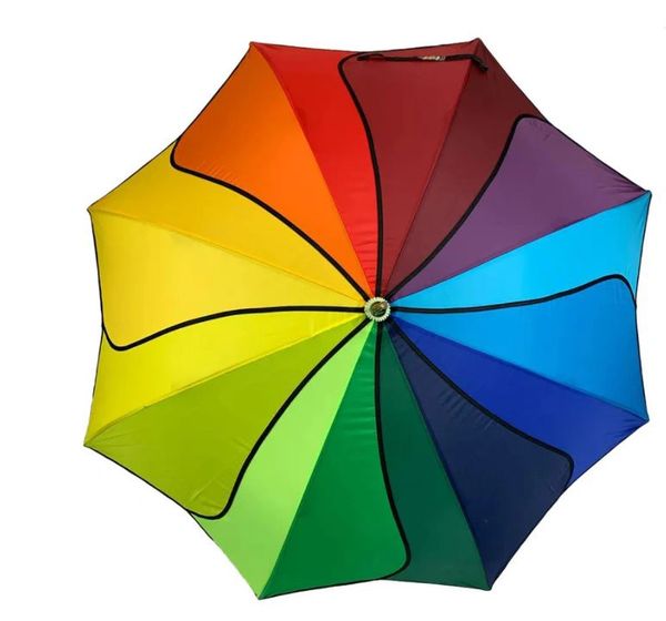 Rainbow Swirl Umbrella/Parasol - Waterproof