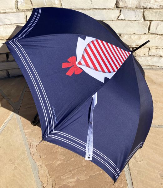 Matelote "Little Sailor" by Guy de Jean - Le Parapluie Francais® Anti-UV Umbrella - Made by Hand in France -