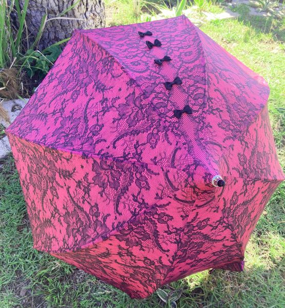 So Romance By Chantal Thomass - Luxury Umbrella made in France - Printed Lace - SPF 50+ and waterproof
