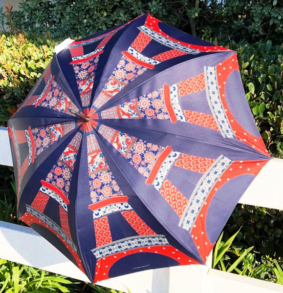 Eiffel by Guy de Jean - Le Parapluie Francais ® Anti UV umbrella- Made by hand in France - Auto Open