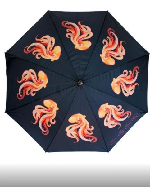 Oscar Umbrella by Emily Smith - Squid
