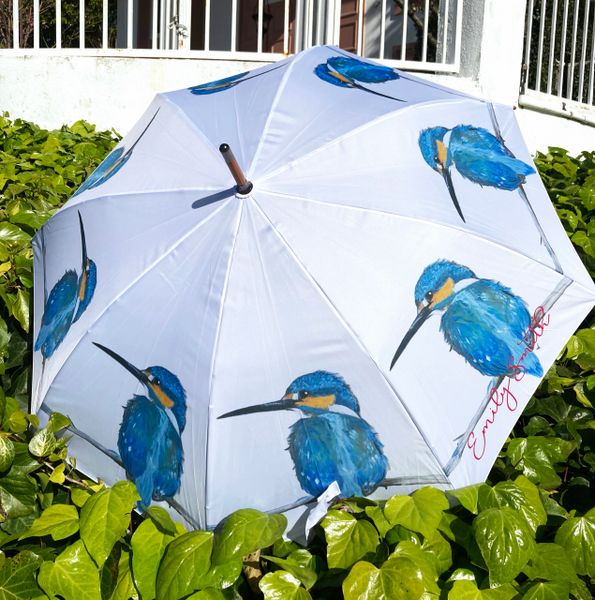 Skylar Umbrella by Emily Smith - Kingfisher