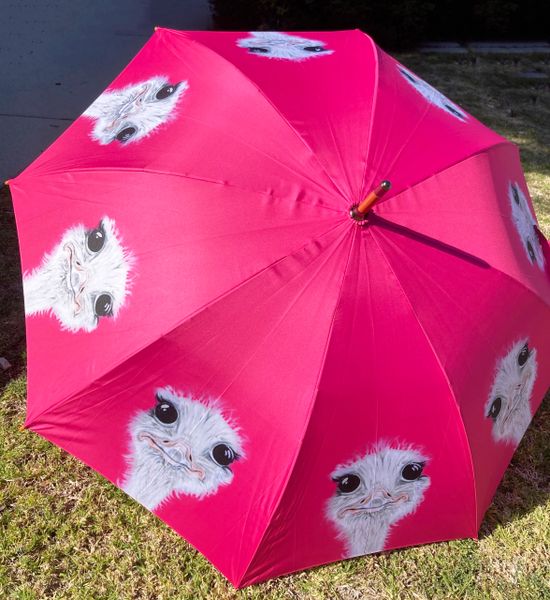 Camilla Umbrella by Emily Smith - Ostrich Design