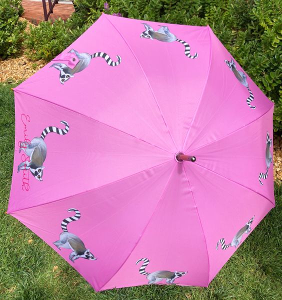 Livy Umbrella by Emily Smith - Ring-Tailed Lemur Design