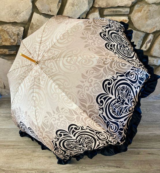 Il Marchesato Diana Luxury Umbrella | Waterproof satin-like fabric | Deep Dome Style | Free Shipping
