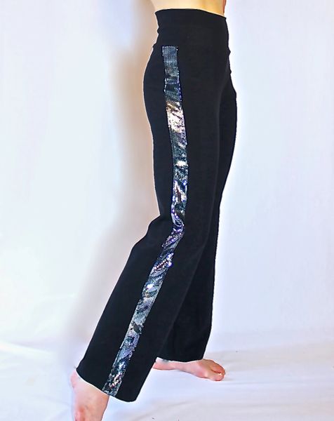 Sequined Tux Pant