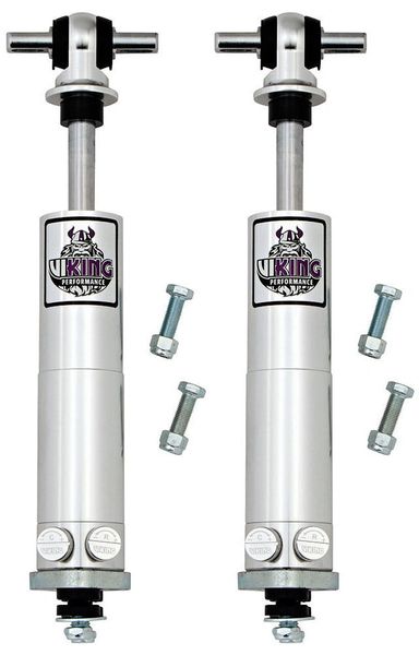 Viking Warrior Double Adjustable Shocks Front Pair Mustang Stock Drop Suspension Geek