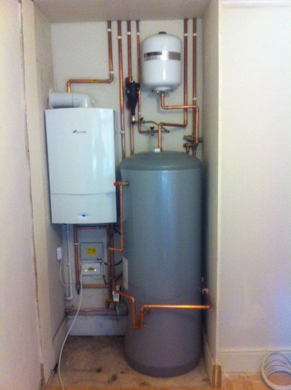 unvented hot water cylinder, new boiler, gas boiler, plumbing, plumber in Ross on Wye