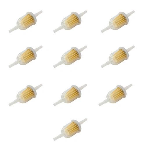 10 x Small Petrol Inline Fuel Filter 6 - 8mm Universal Fuel Filters