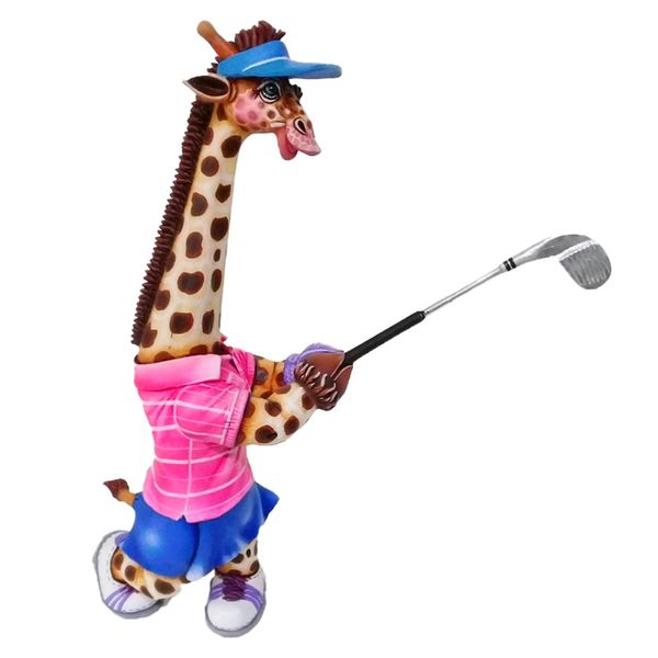 Lady Golfer Giraffe