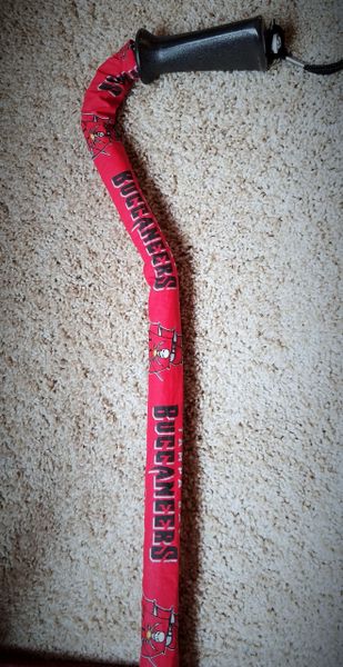 Tampa Bay Buccaneers Fabric Cane Cover Nfl Man Cave Wall Decor